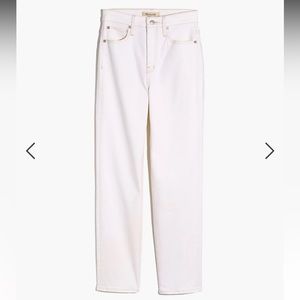 Madewell Classic Straight Jean Tile White Size 23